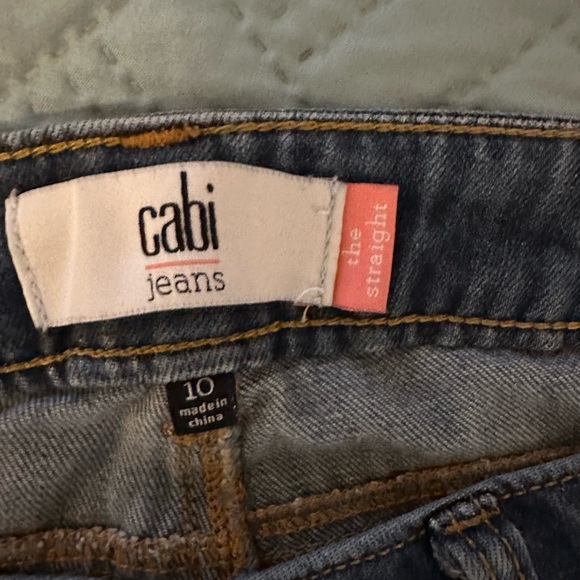 Cabi The Straight Jean. Size 10 - Picture 3 of 4